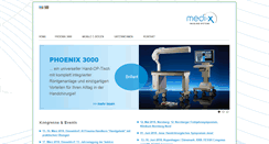 Desktop Screenshot of medi-x.eu